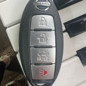 Nissan Smart Key Fob - Black and Silver